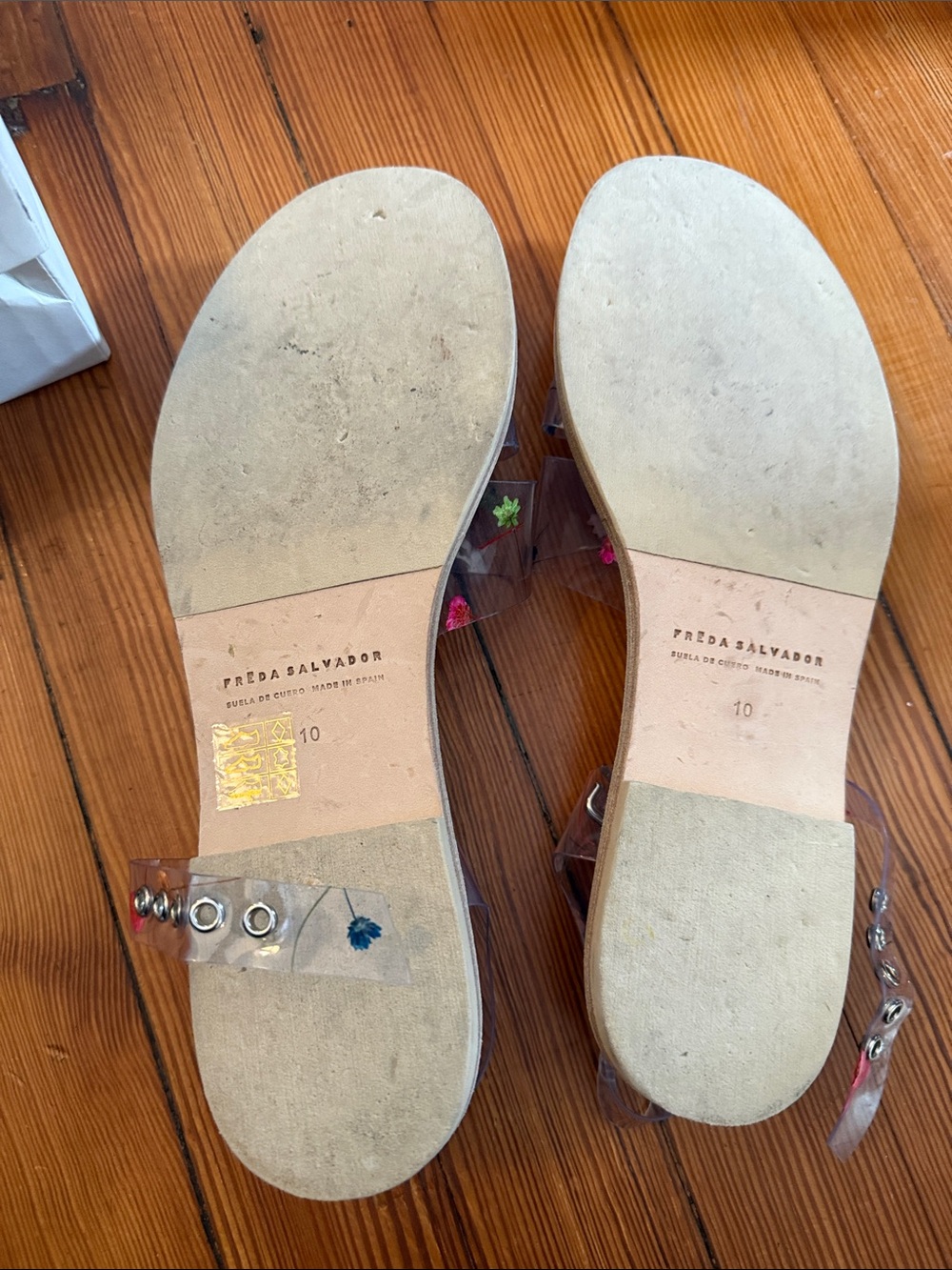 Freda Salvador - Sera Fisherman Sandal (Floral PVC) sz 10 - Picture 7 of 8